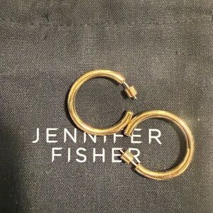 Jennifer Fisher Gold Hoop Earrings